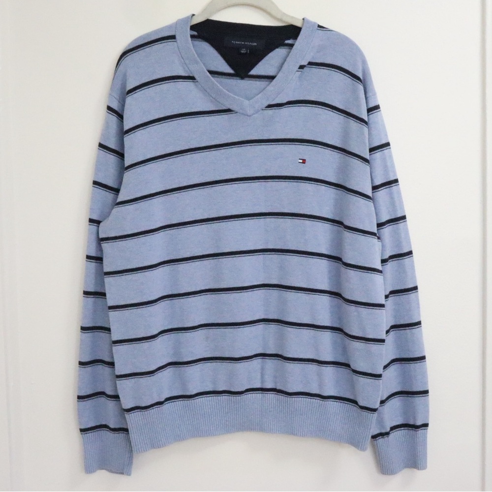 Tommy Hilfiger Striped Knit Pullover Sweater